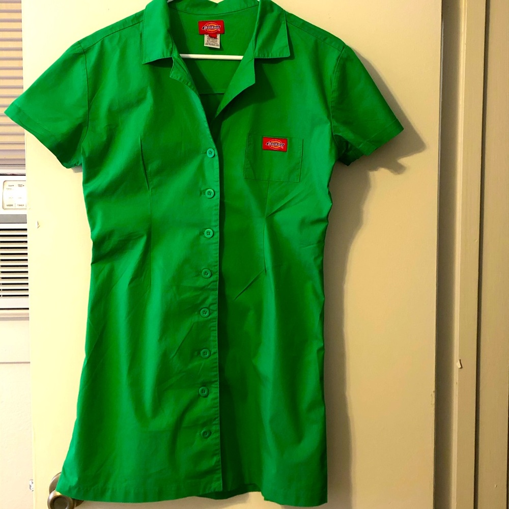 Green Dickies dress